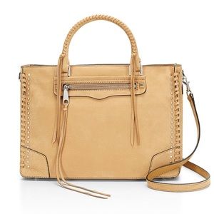 Beautiful Regan Satchel Tote with studs